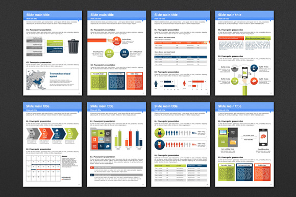 Social Network PowerPoint Vertical in PowerPoint Templates - product preview 2