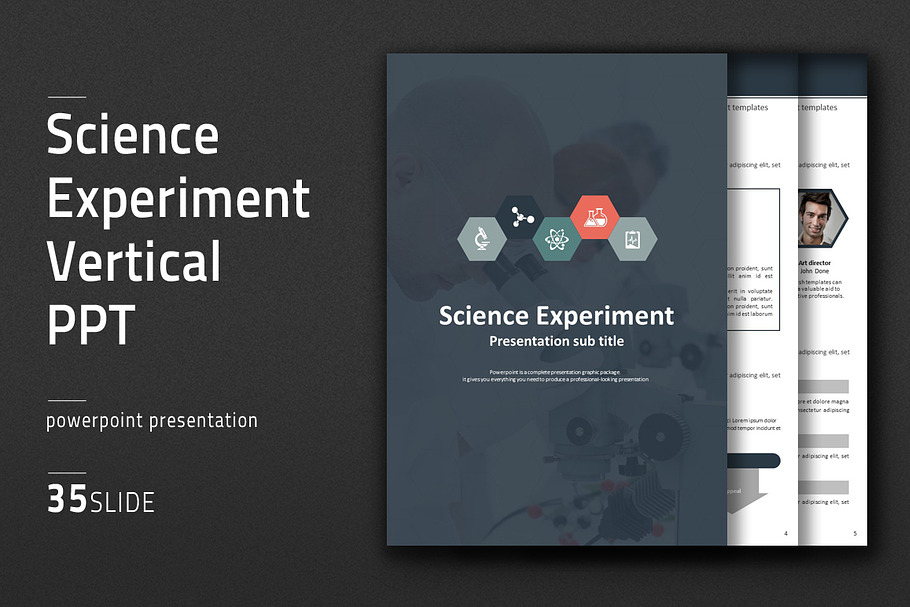 Science Experiment Vertical PPT in PowerPoint Templates - product preview 8