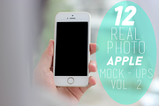 12 Real Photo Apple Mock-ups Vol. 2