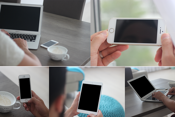 12 Real Photo Apple Mock-ups Vol. 2 in Mobile & Web Mockups - product preview 2