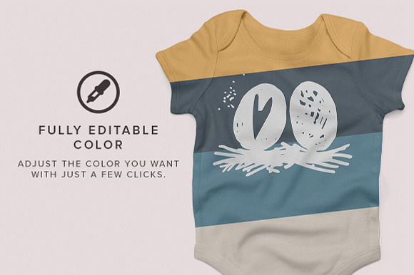 Baby Rib One Piece Mockups in Product Mockups - product preview 2
