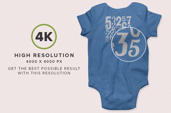 Baby Rib One Piece Mockups in Product Mockups - product preview 6