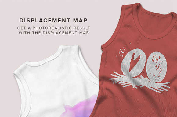 Baby Rip Top Tank Mockups in Product Mockups - product preview 3