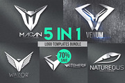 5in1 Logo Templates Bundle