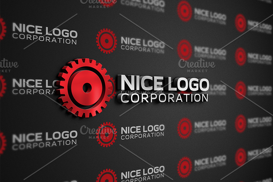 gear logo in Logo Templates - product preview 8