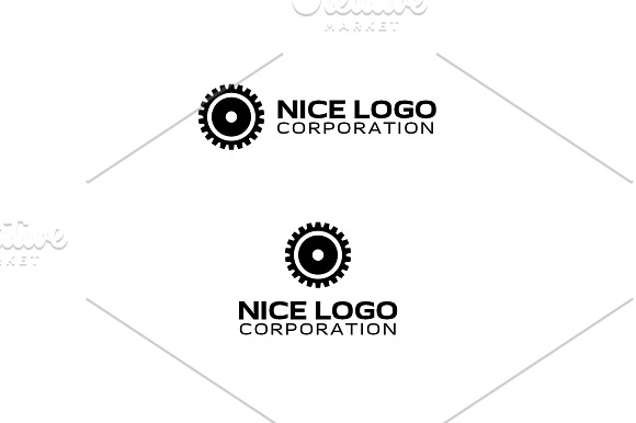 gear logo in Logo Templates - product preview 3