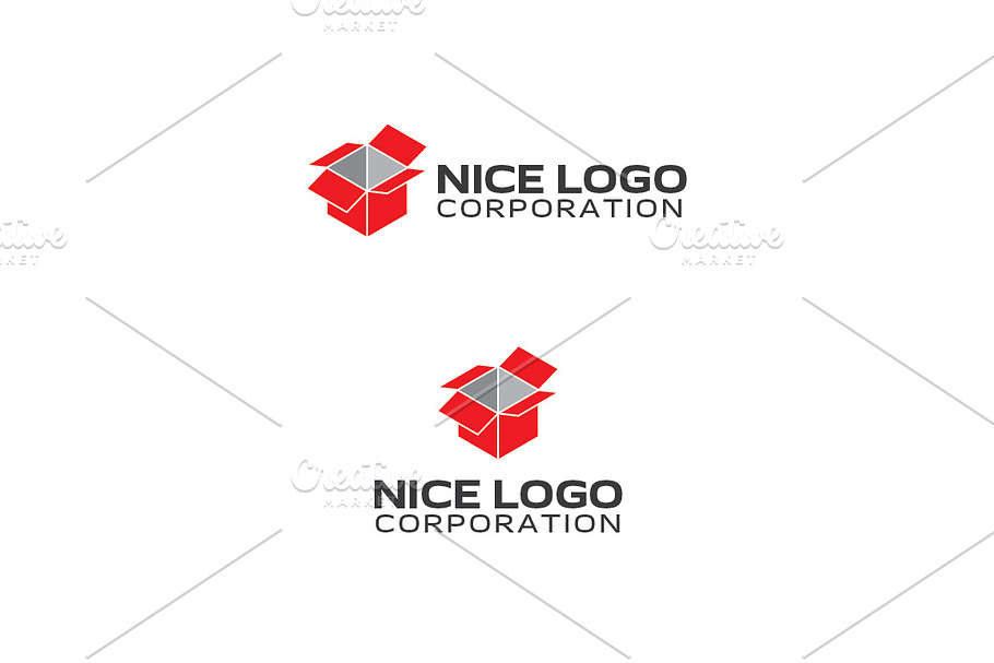 isometric box logo in Logo Templates - product preview 8
