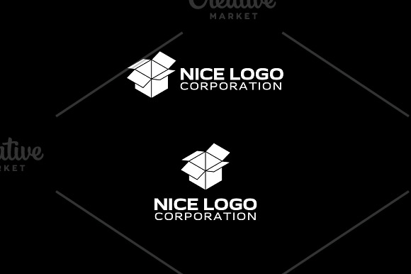 isometric box logo in Logo Templates - product preview 3