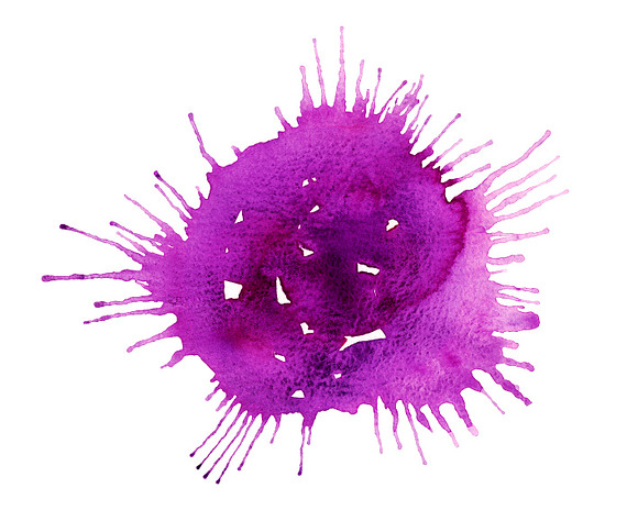 Watercolor (raster and vector) blots in Textures - product preview 2