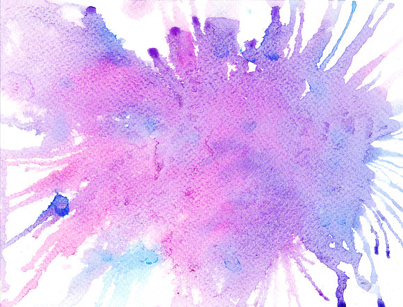 Watercolor (raster and vector) blots in Textures - product preview 11