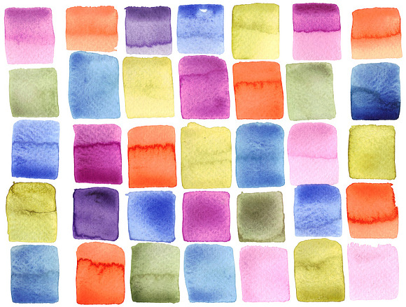 Watercolor (raster and vector) blots in Textures - product preview 13