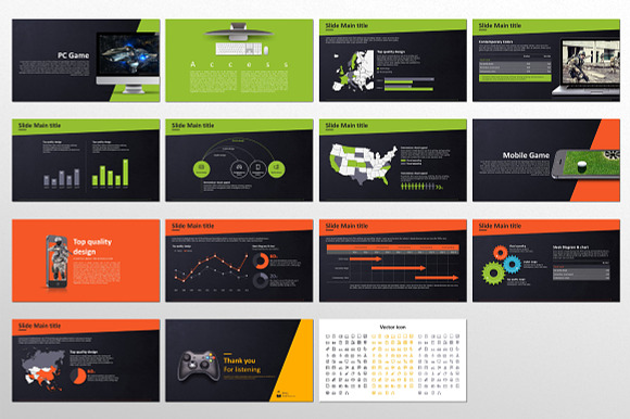 Game Presentation Template in PowerPoint Templates - product preview 2