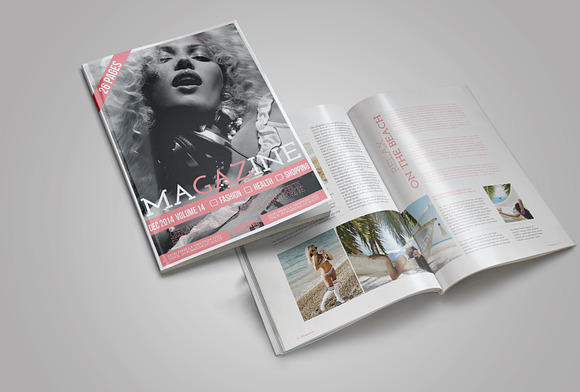 Fashion Indesign Magazine Template in Magazine Templates - product preview 1