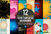 Party/Event/Card Flyer Temples Set