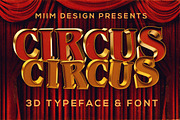 CircusCircus - 3D Lettering & Font