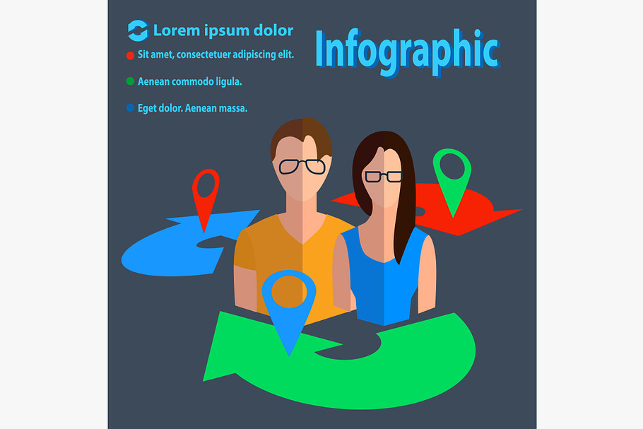 Business communication infographics in Illustrations - product preview 8