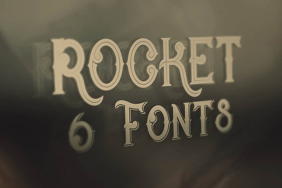 Rocket- Vintage Style Font in Display Fonts - product preview 4