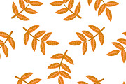Seamless pattern with leaf,