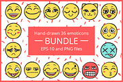 Emoticon emoji bungle