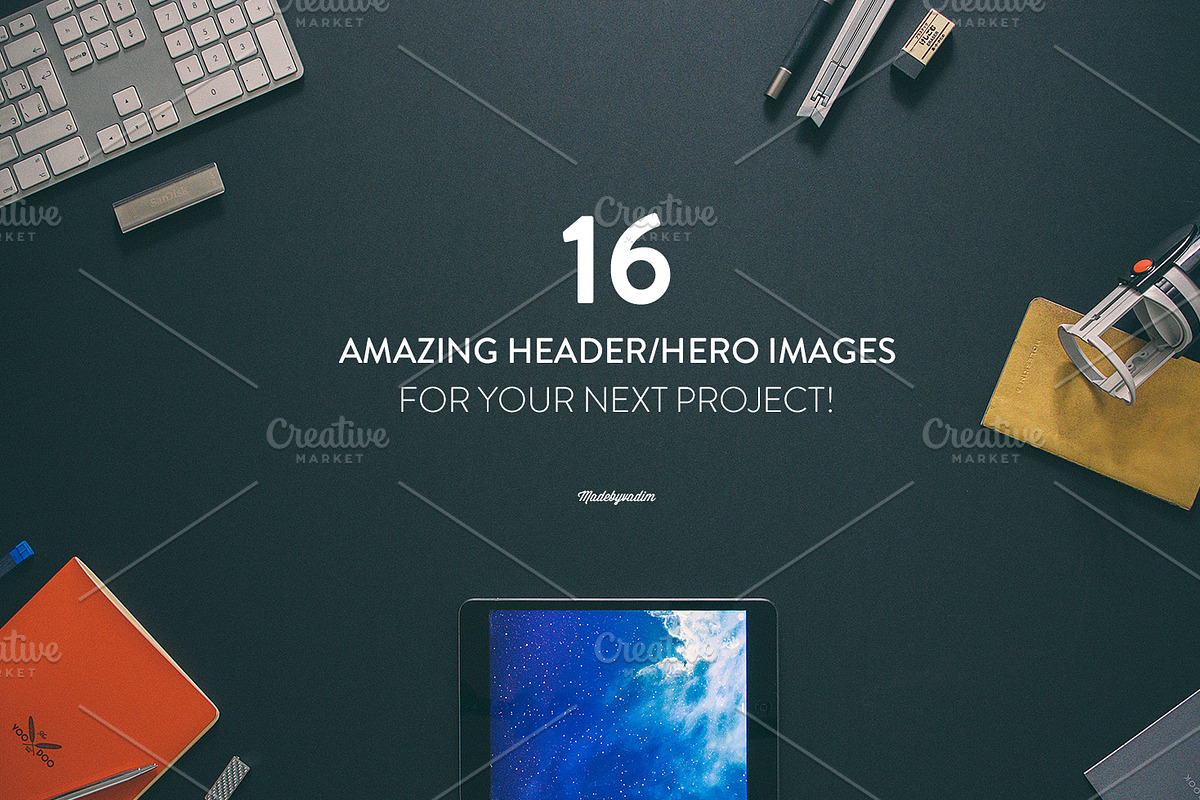 16 Hero/Header images Vol.1 in Mobile & Web Mockups - product preview 8