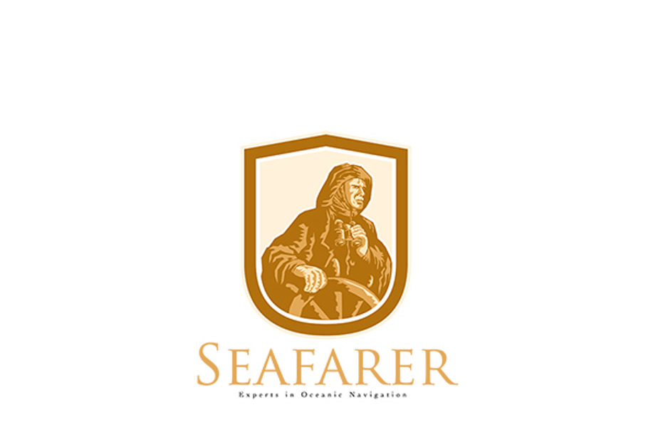 Seafarer Ocean Navigation Logo in Logo Templates - product preview 8