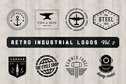 Retro Industrial Logos - Volume 2