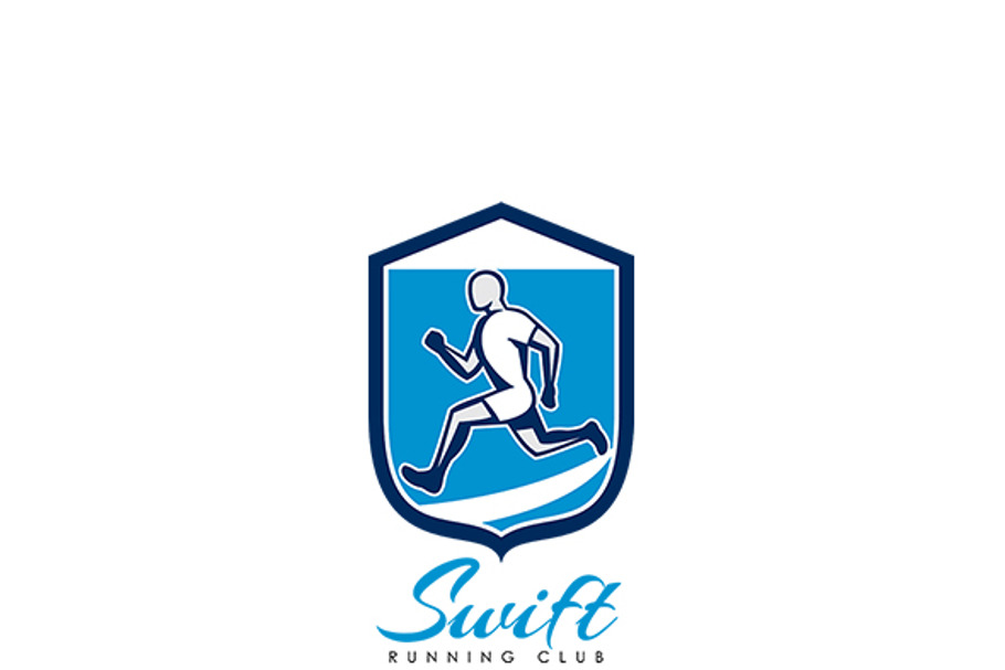 Swift Running Club Logo in Logo Templates - product preview 8