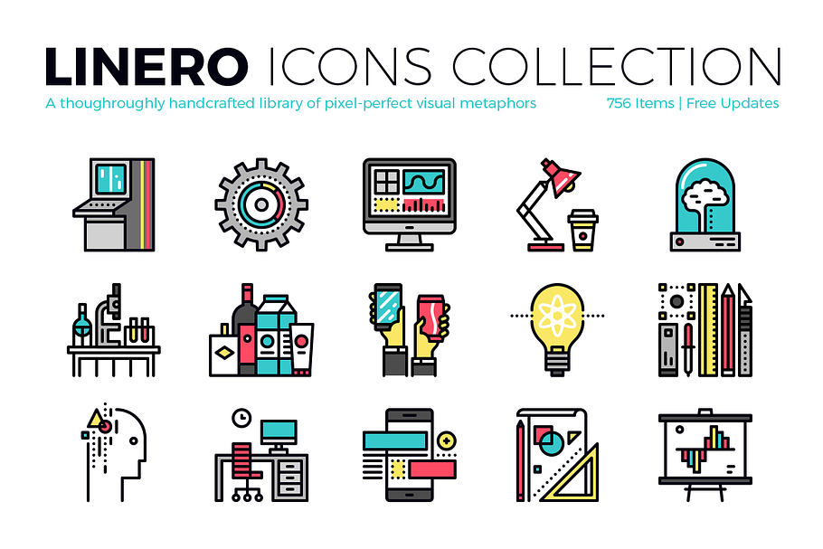 Linero Icons Collection in Science Icons - product preview 8
