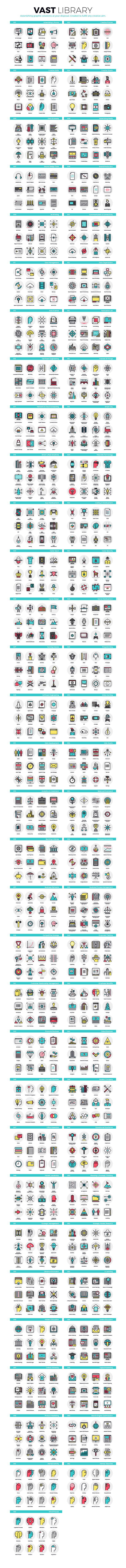 Linero Icons Collection in Science Icons - product preview 1