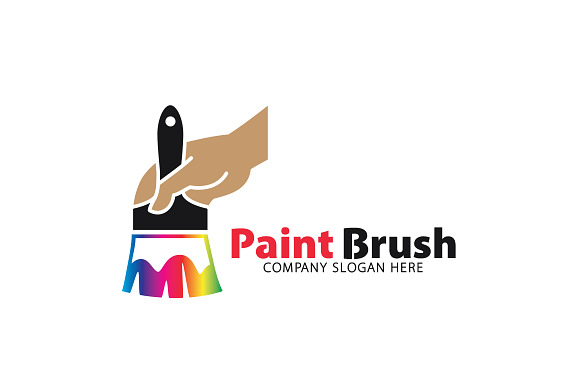 Paint Brush Logo in Logo Templates - product preview 1