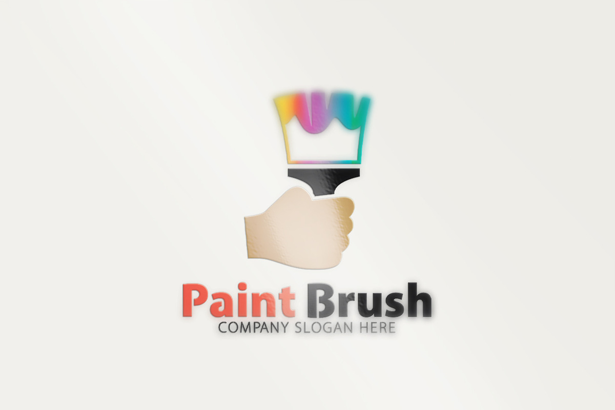 Paint Brush Logo in Logo Templates - product preview 8