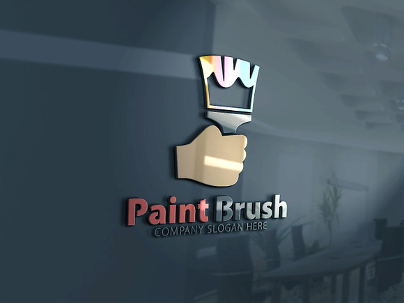 Paint Brush Logo in Logo Templates - product preview 1