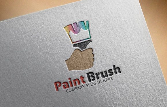 Paint Brush Logo in Logo Templates - product preview 2