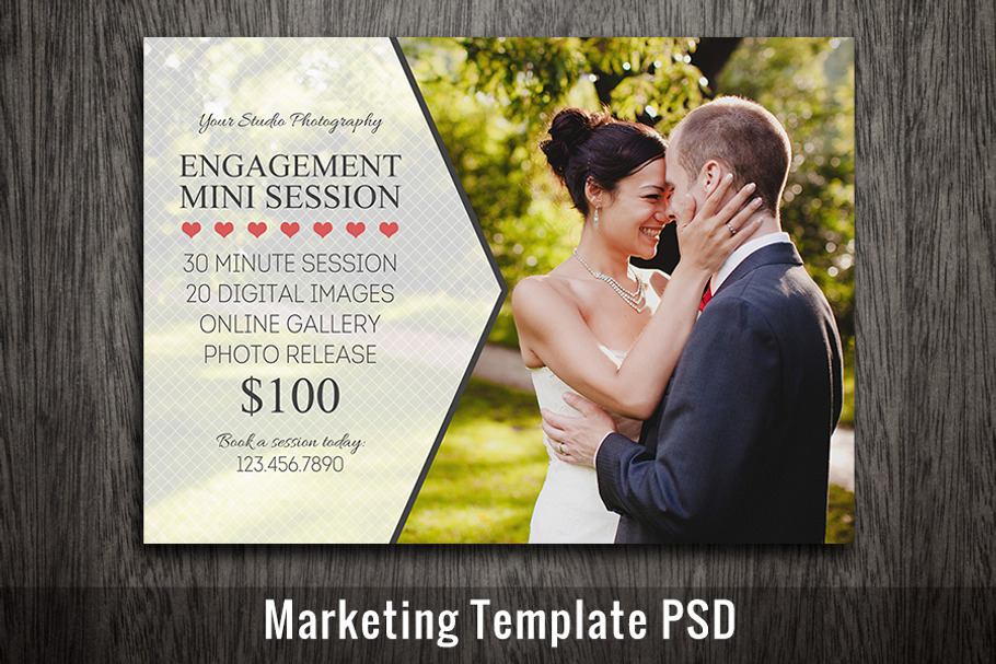 Wedding Marketing Template PSD