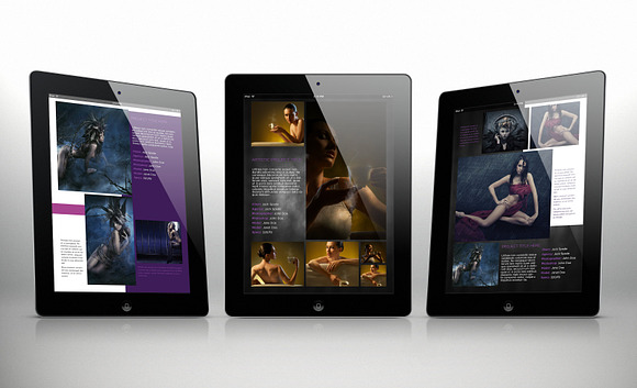 Tablet Portfolio Bundle for Indesign in Templates - product preview 3