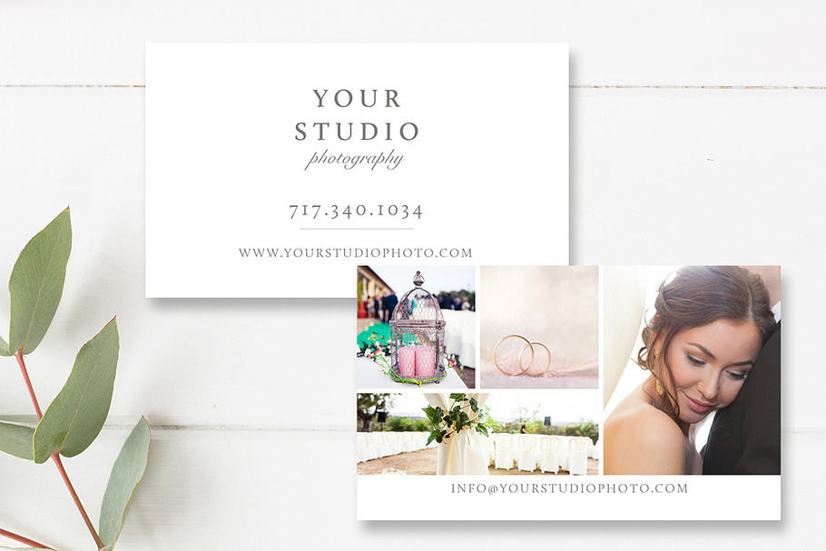 Photo Business Card Template in Business Card Templates - product preview 8