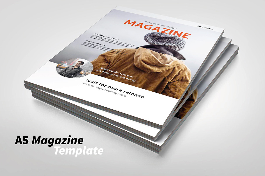 A5 Corporate Magazine in Magazine Templates - product preview 8