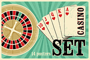 Casino vintage poster.