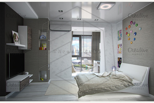 Kids bedroom interior design