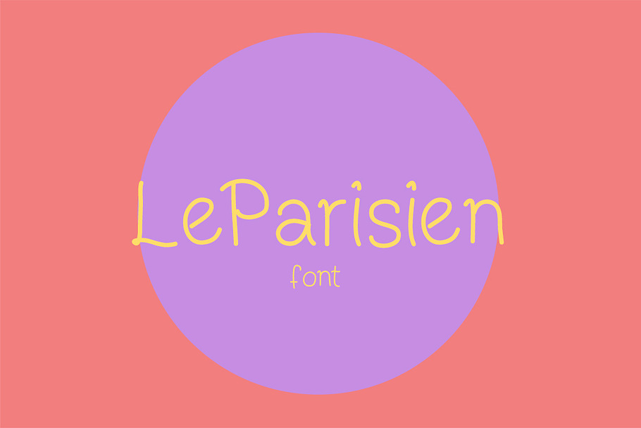 Le Parisien - 2 font style in Script Fonts - product preview 8