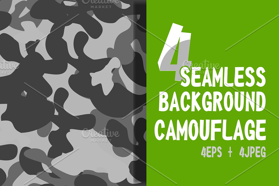 Seamless camouflage pattern in Patterns - product preview 8