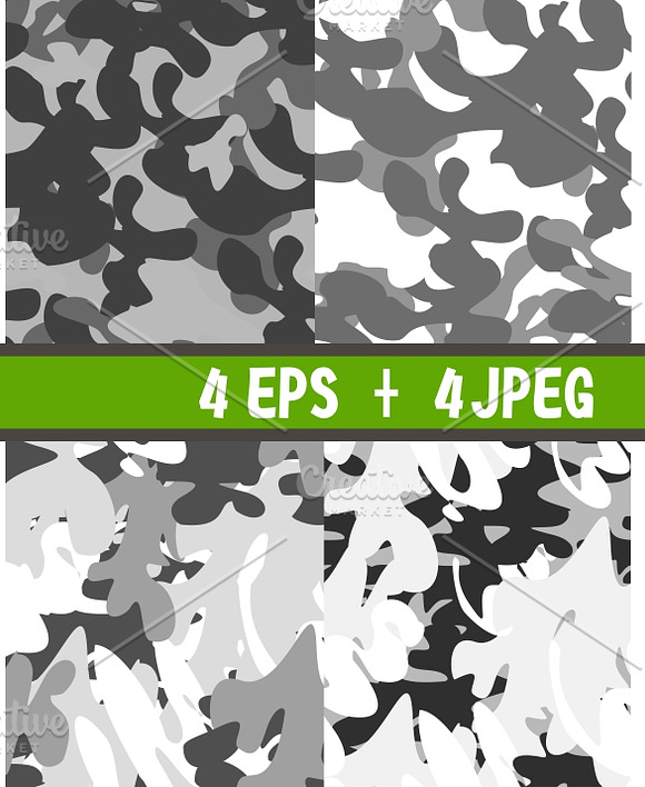 Seamless camouflage pattern in Patterns - product preview 1