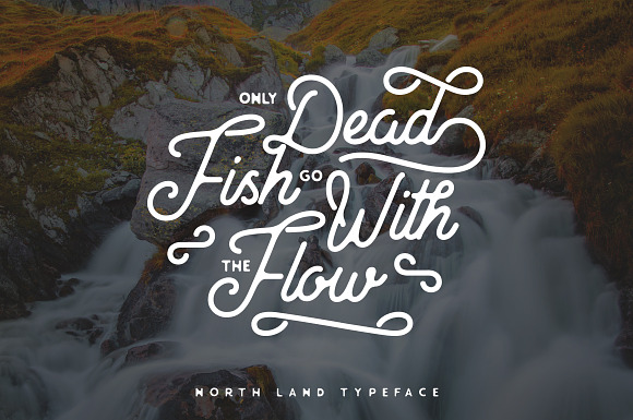 North Land Typeface - Font Bundle in Stamp Fonts - product preview 12