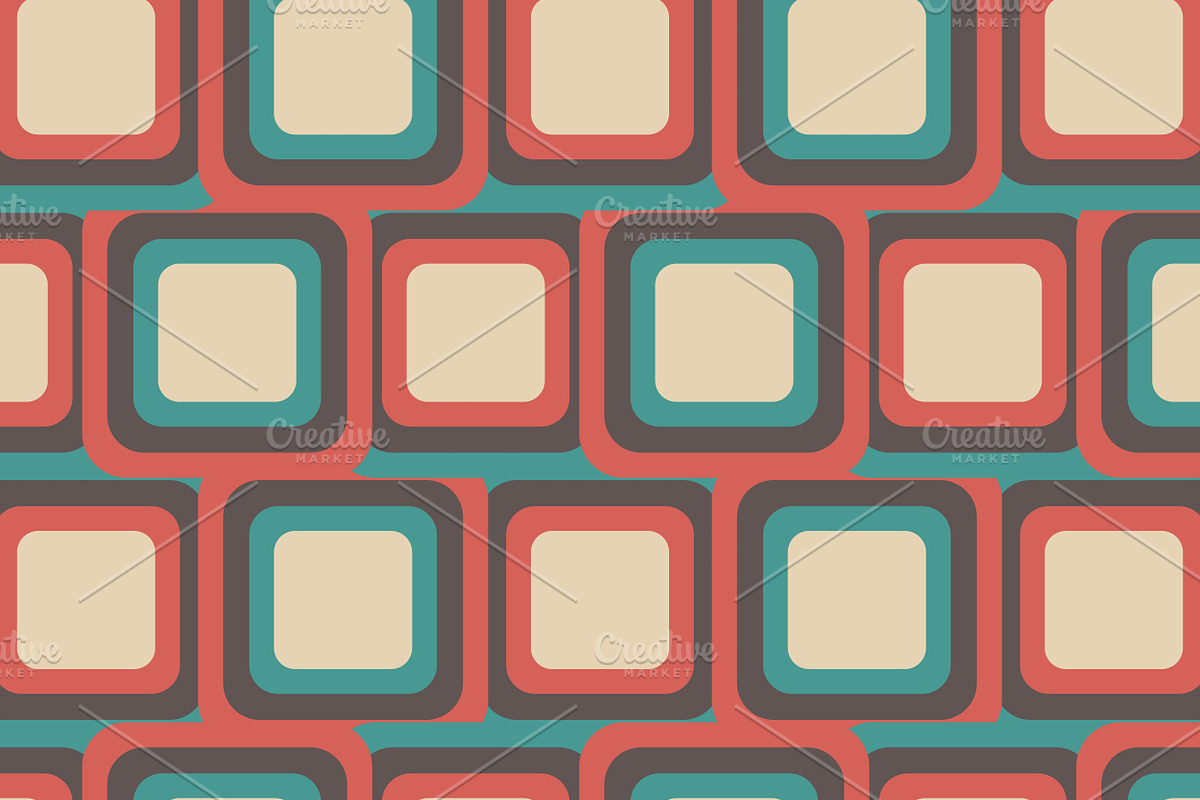 retro square pattern in Textures - product preview 8