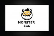 Monster Egg Logo Template