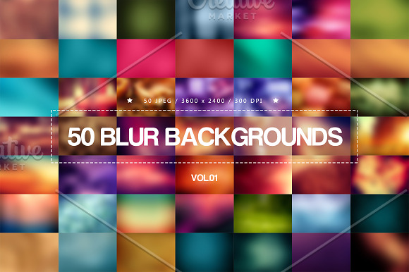 300 Blur Backgrounds in Textures - product preview 1