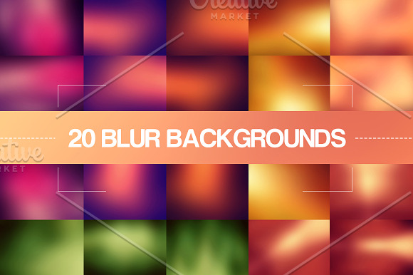 300 Blur Backgrounds in Textures - product preview 5