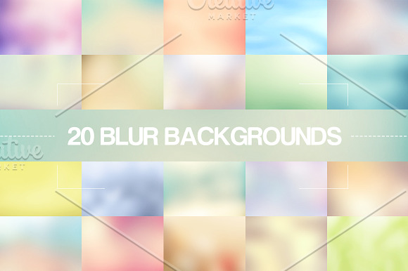 300 Blur Backgrounds in Textures - product preview 7