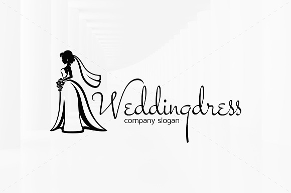 Wedding Dress Logo Template in Templates - product preview 1