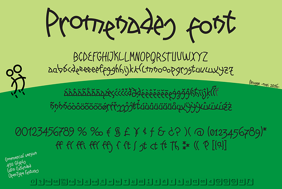 Promenades font in Script Fonts - product preview 2